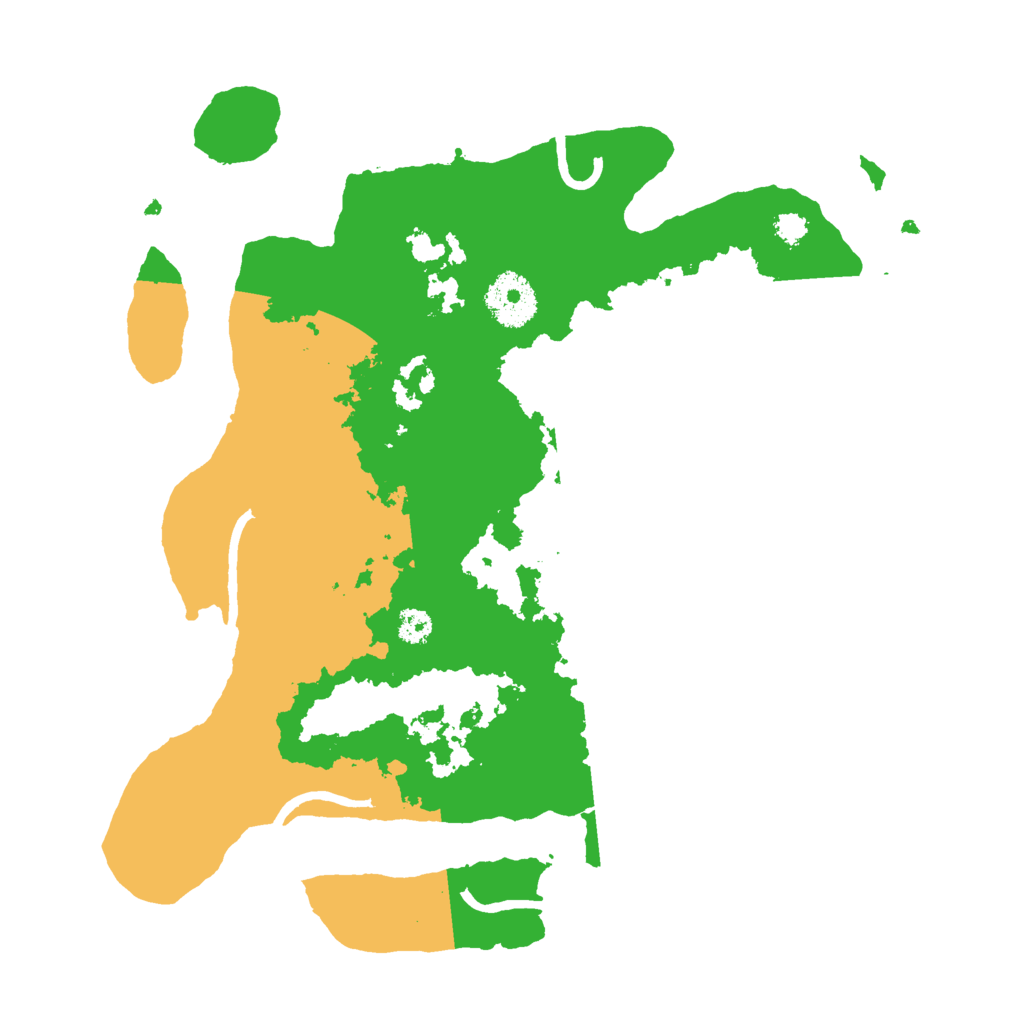 Biome Rust Map: Procedural Map, Size: 3000, Seed: 216197195