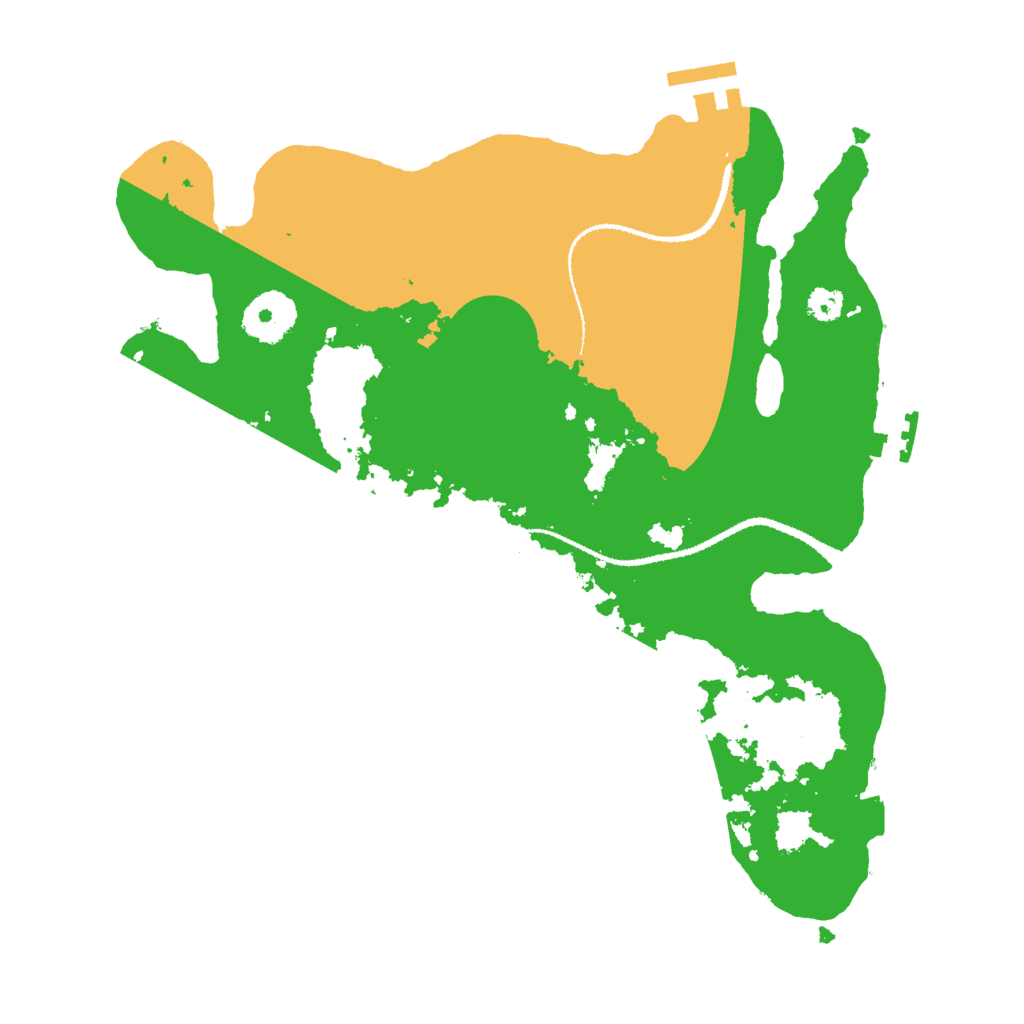 Biome Rust Map: Procedural Map, Size: 3000, Seed: 98745678