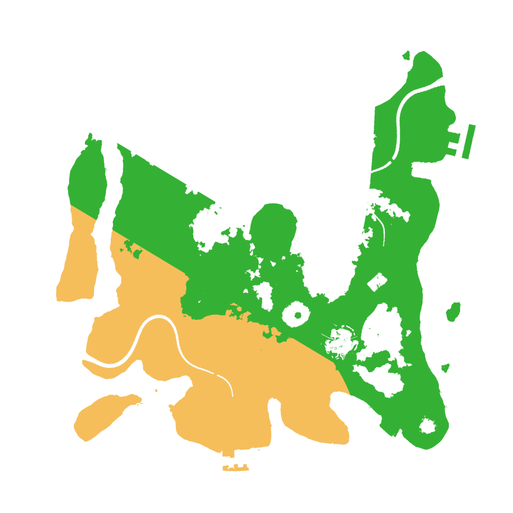 Biome Rust Map: Procedural Map, Size: 3000, Seed: 22403