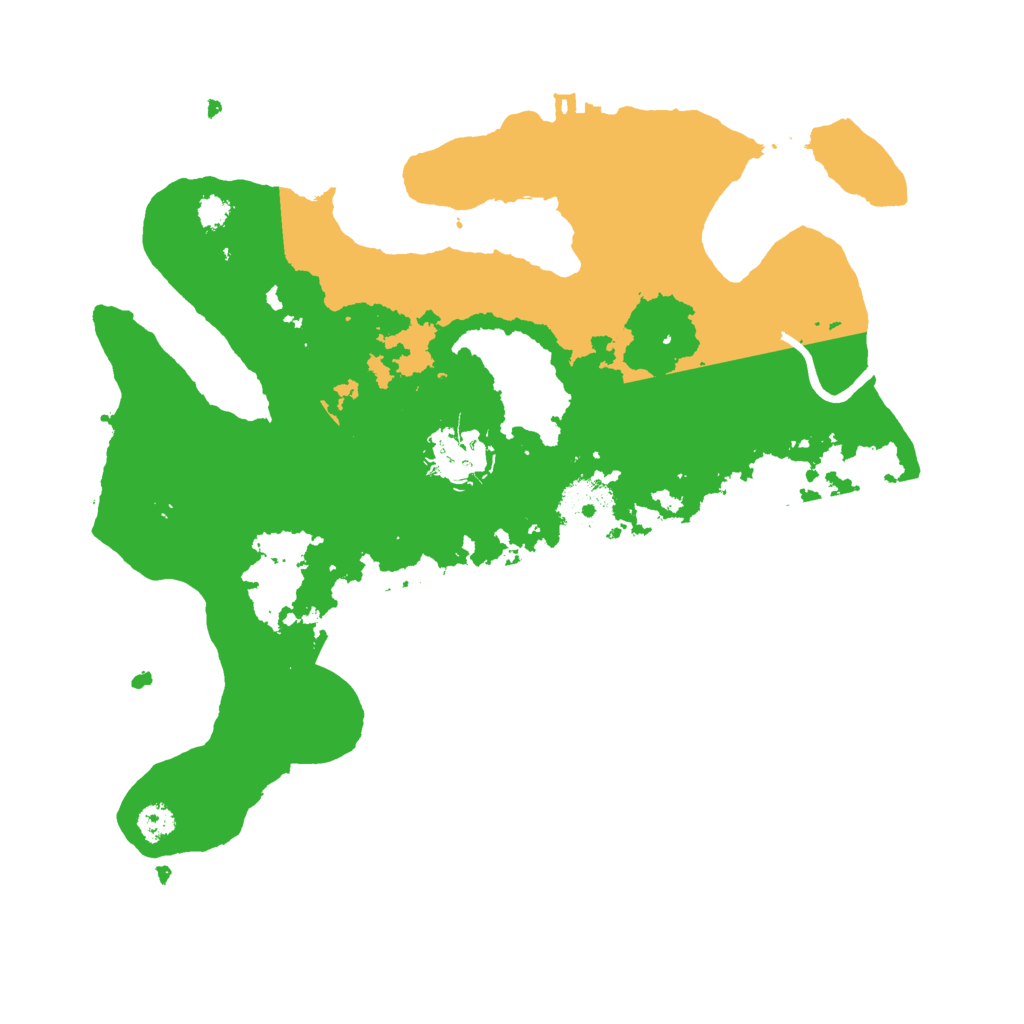 Biome Rust Map: Procedural Map, Size: 2900, Seed: 128875