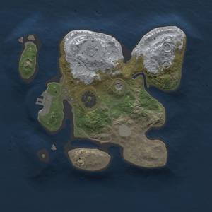 Thumbnail Rust Map: Procedural Map, Size: 2000, Seed: 778483206, 6 Monuments