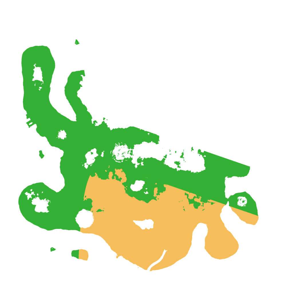 Biome Rust Map: Procedural Map, Size: 3000, Seed: 18185