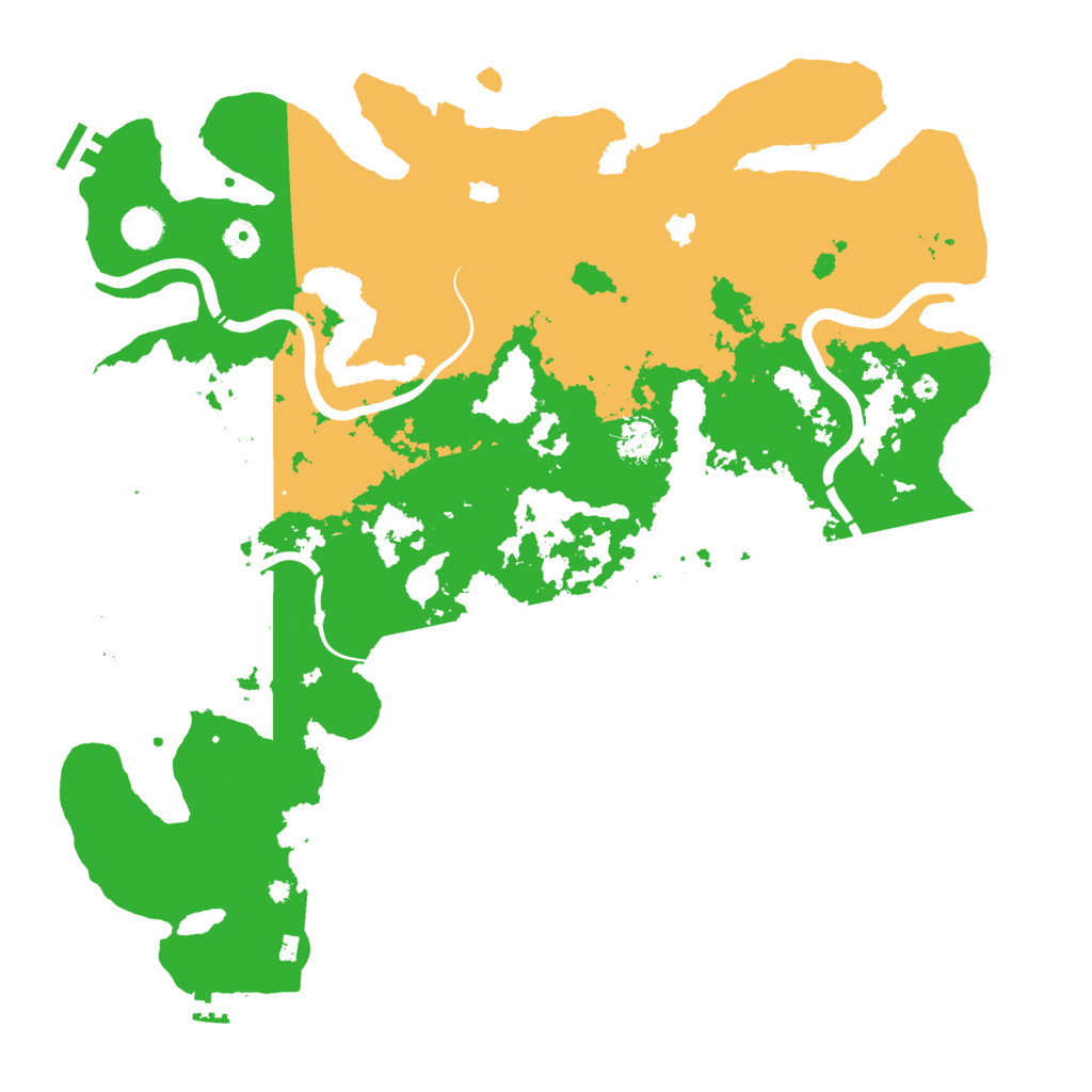 Biome Rust Map: Procedural Map, Size: 4500, Seed: 1098213899
