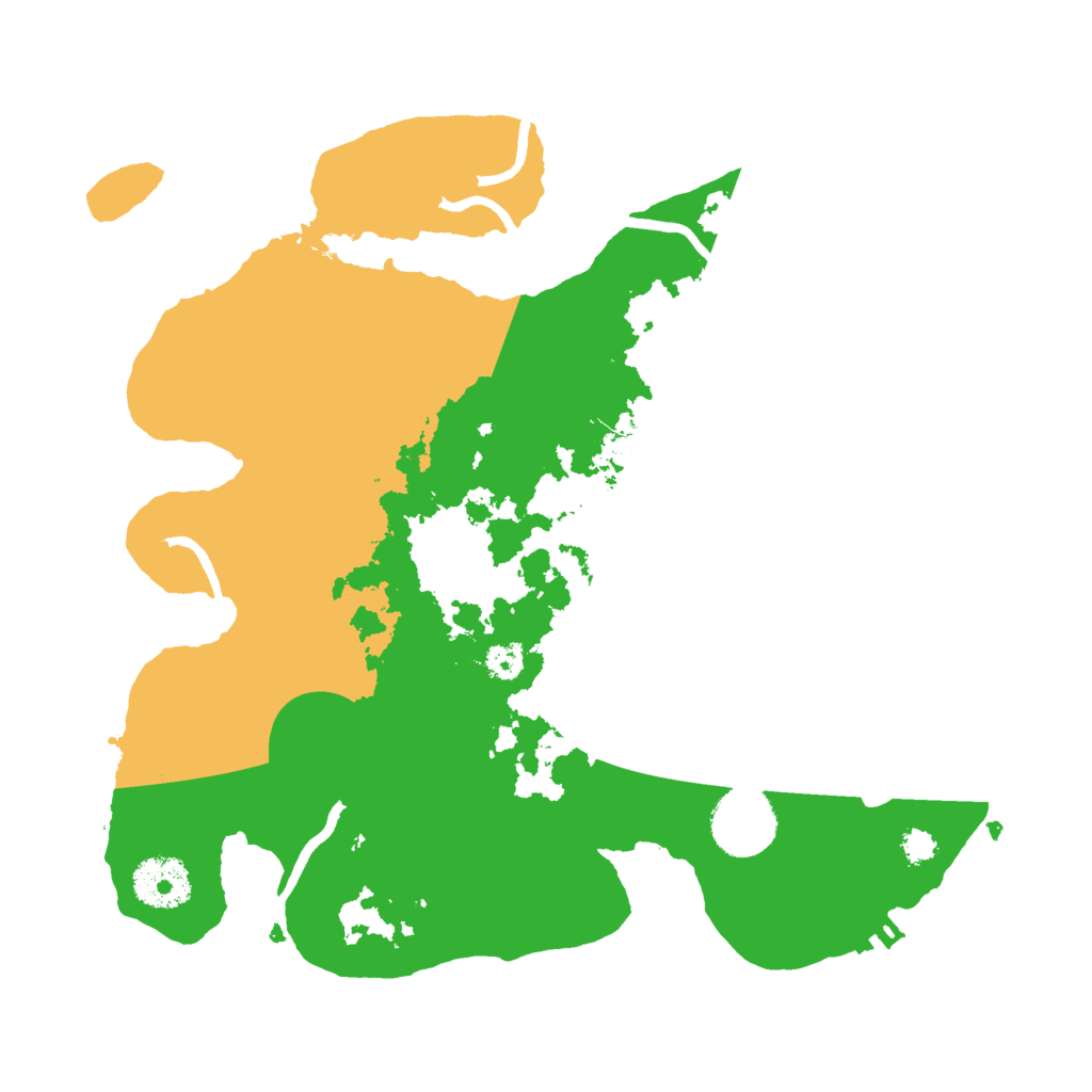 Biome Rust Map: Procedural Map, Size: 3000, Seed: 19660