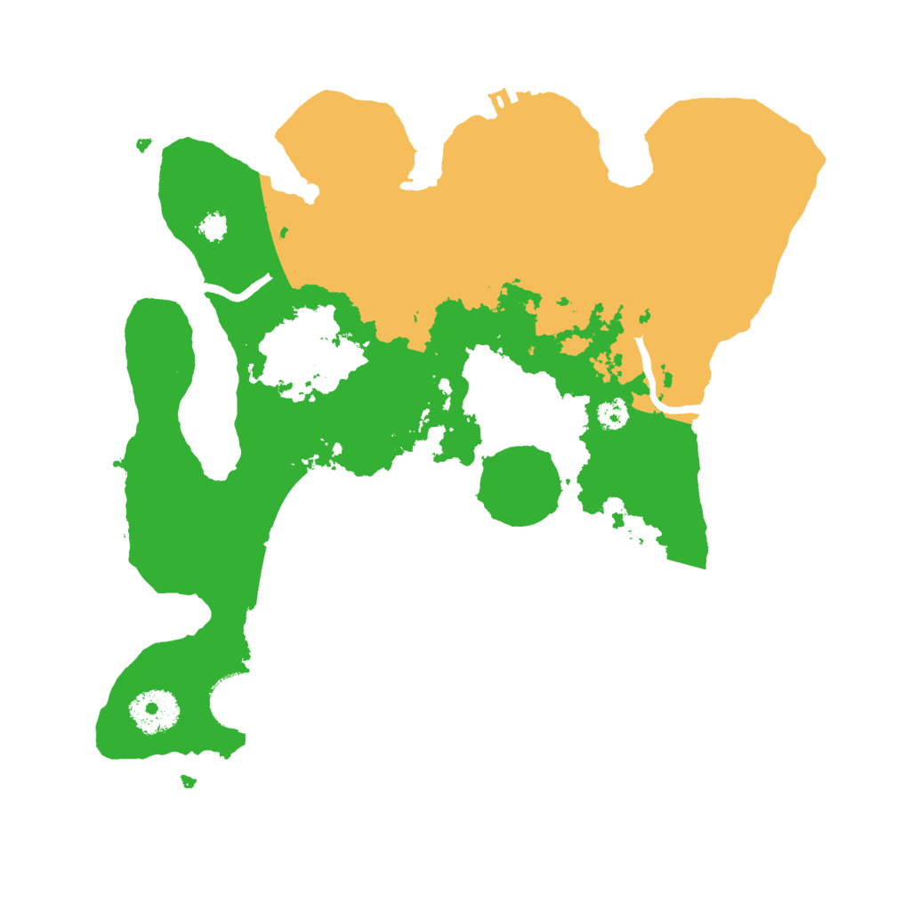 Biome Rust Map: Procedural Map, Size: 3000, Seed: 139085324