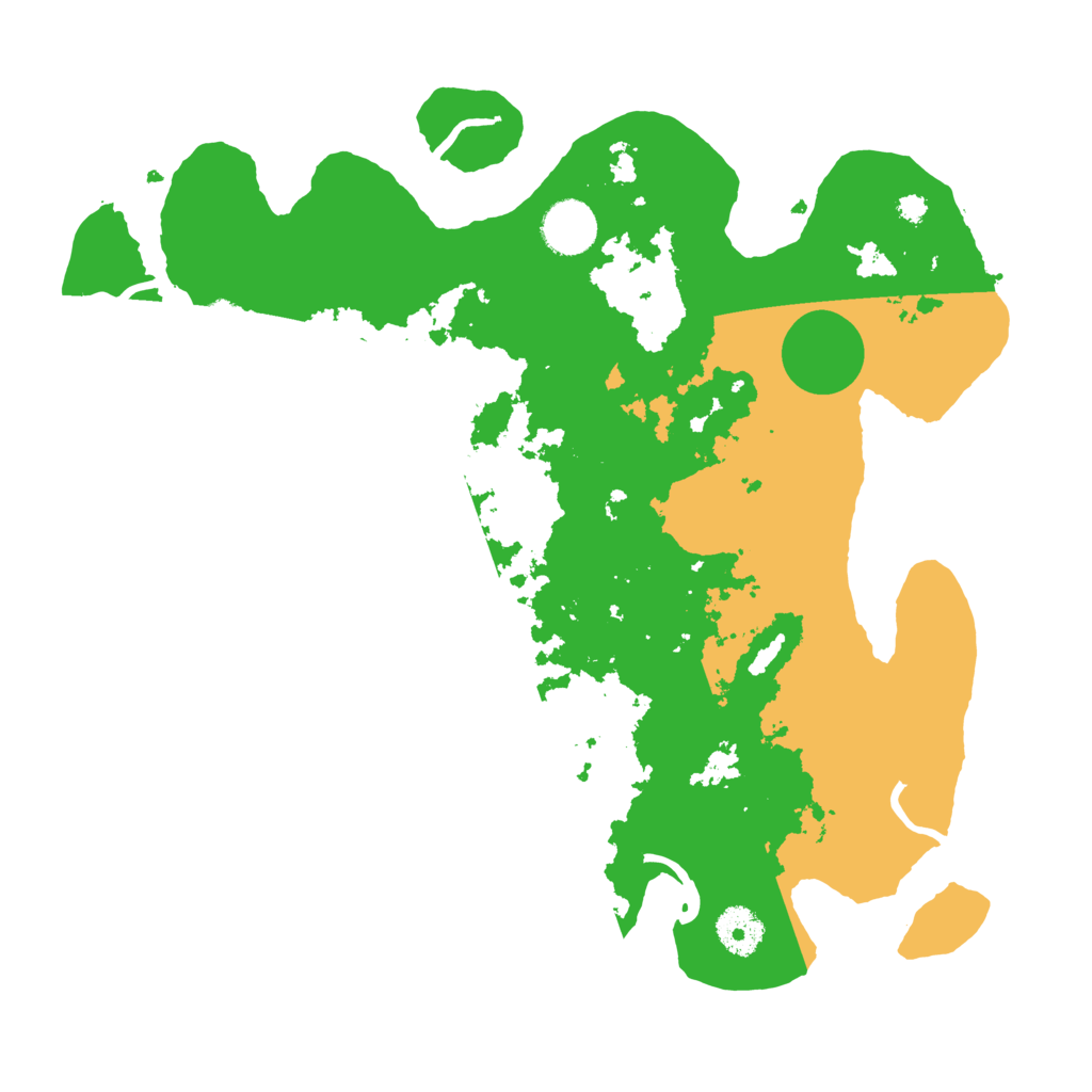 Biome Rust Map: Procedural Map, Size: 3500, Seed: 809497161