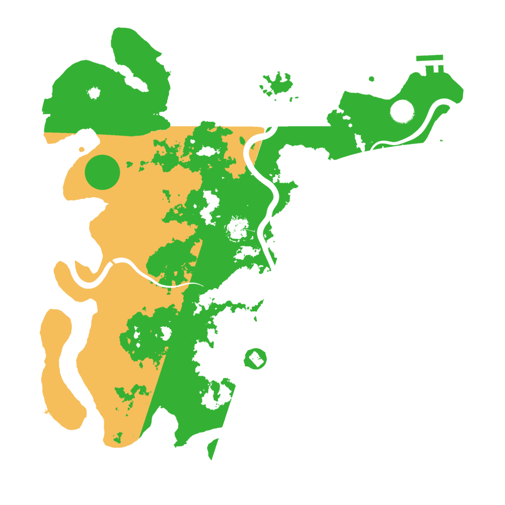 Biome Rust Map: Procedural Map, Size: 3800, Seed: 72838