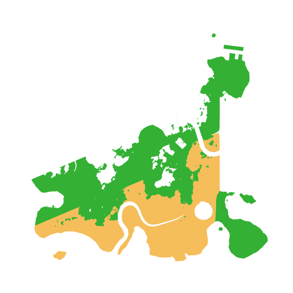 Biome Rust Map: Procedural Map, Size: 3000, Seed: 787948923