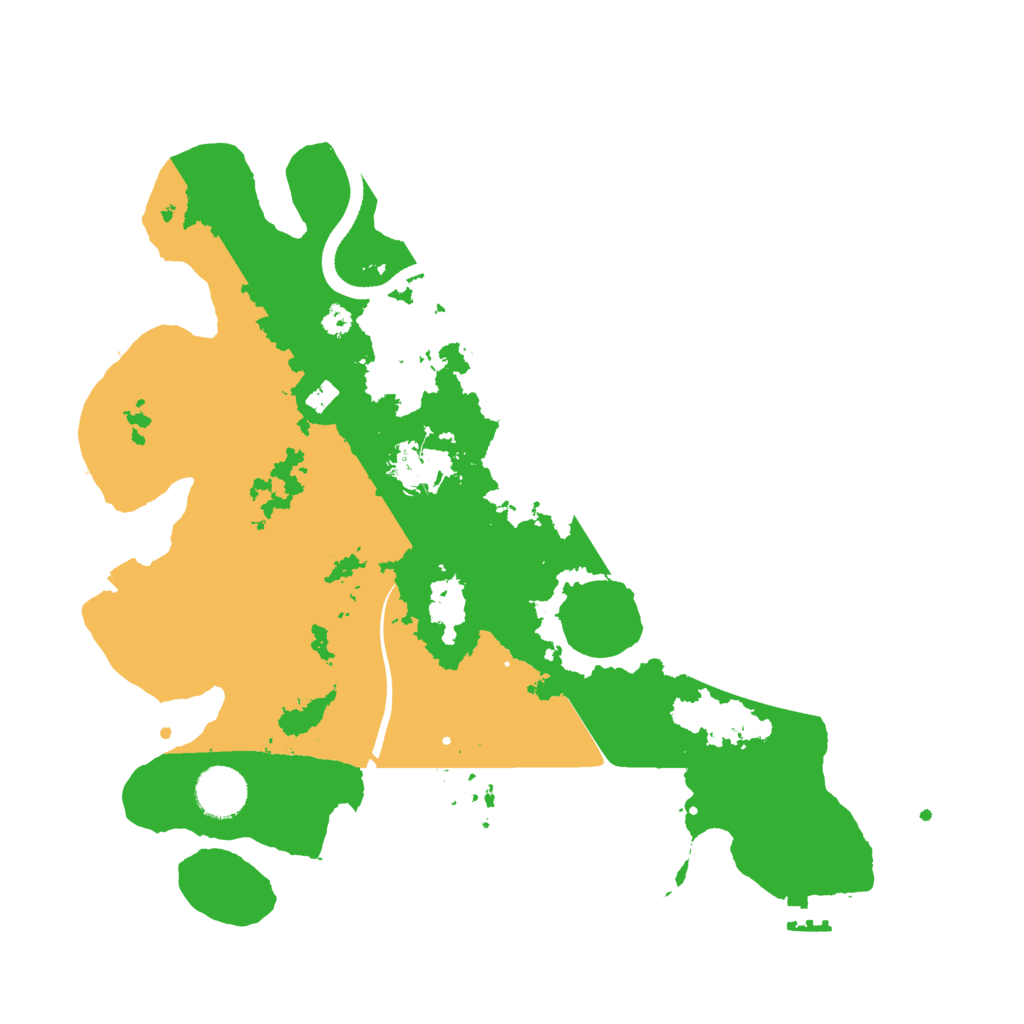 Biome Rust Map: Procedural Map, Size: 3500, Seed: 1610547
