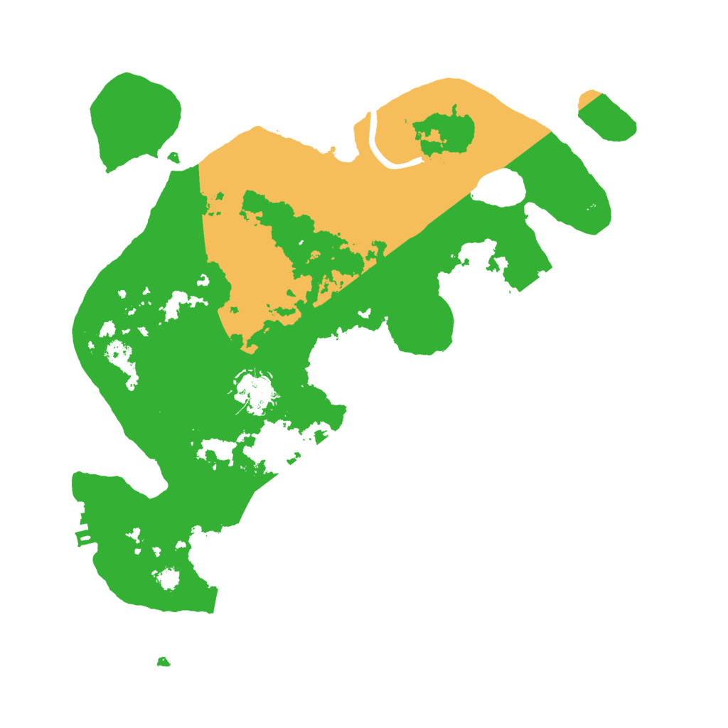 Biome Rust Map: Procedural Map, Size: 3000, Seed: 29227