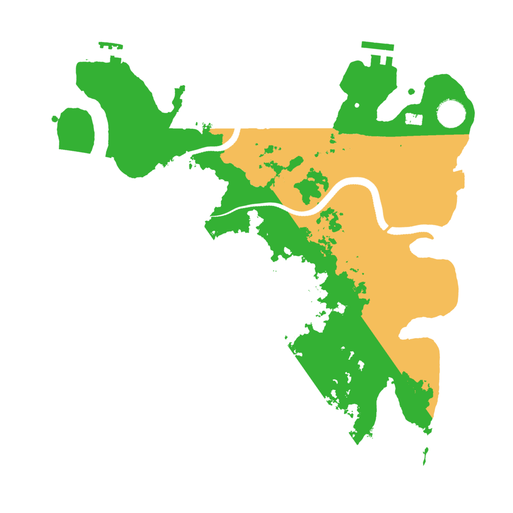 Biome Rust Map: Procedural Map, Size: 3200, Seed: 333690334