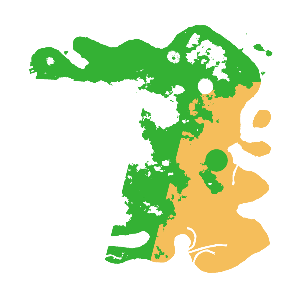 Biome Rust Map: Procedural Map, Size: 3500, Seed: 2006294122