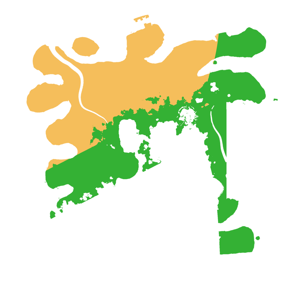 Biome Rust Map: Procedural Map, Size: 3000, Seed: 576365651