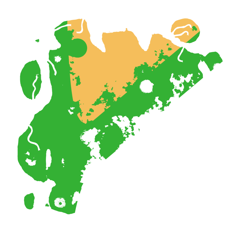 Biome Rust Map: Procedural Map, Size: 3500, Seed: 3977