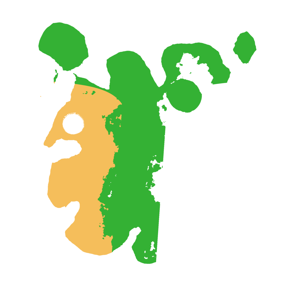 Biome Rust Map: Barren, Size: 2500, Seed: 557529204