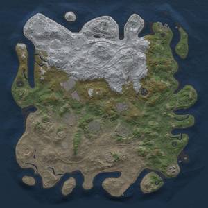 Thumbnail Rust Map: Procedural Map, Size: 4250, Seed: 875705358, 17 Monuments