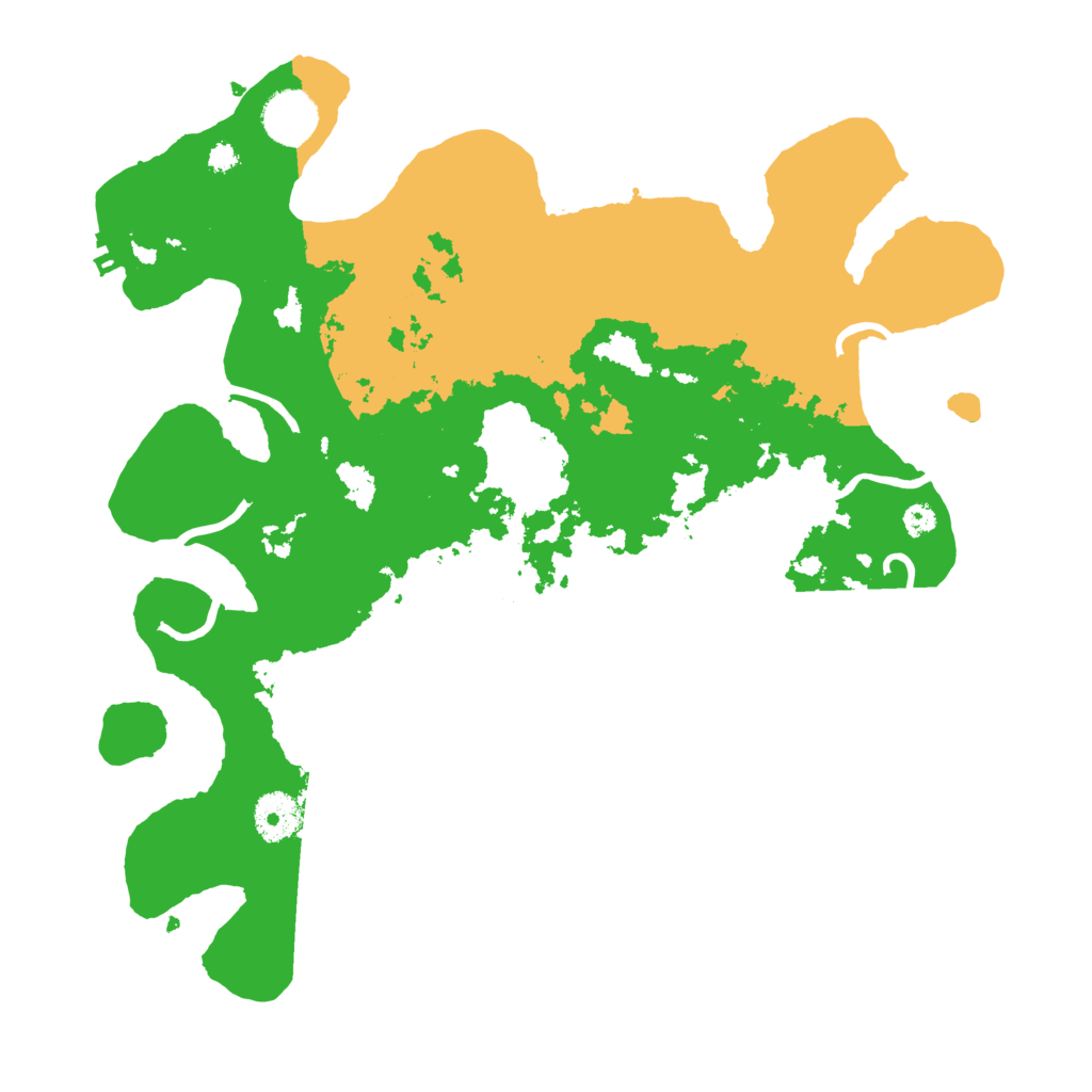 Biome Rust Map: Procedural Map, Size: 3500, Seed: 378281027