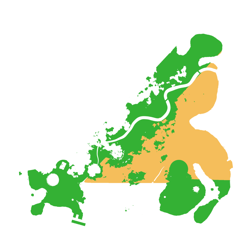 Biome Rust Map: Procedural Map, Size: 3500, Seed: 4453411