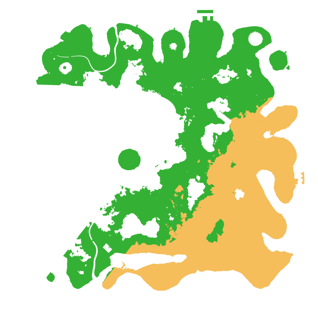 Biome Rust Map: Procedural Map, Size: 4000, Seed: 954798807