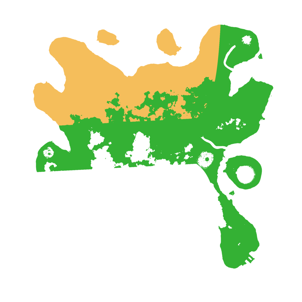 Biome Rust Map: Procedural Map, Size: 3000, Seed: 1332442186