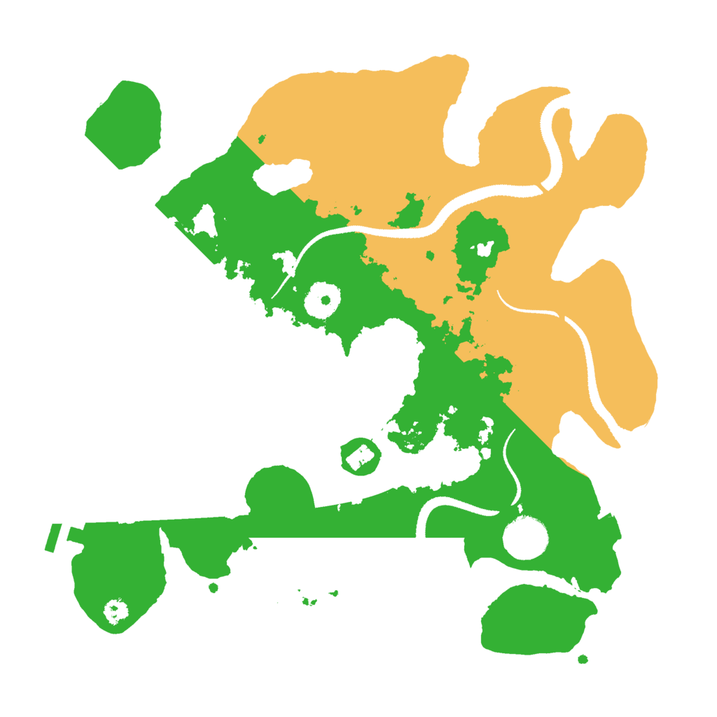 Biome Rust Map: Procedural Map, Size: 3000, Seed: 2013