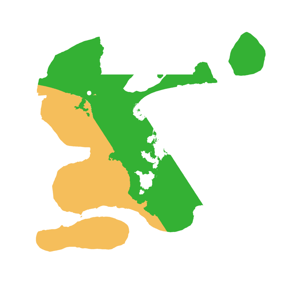 Biome Rust Map: Procedural Map, Size: 2000, Seed: 434381201