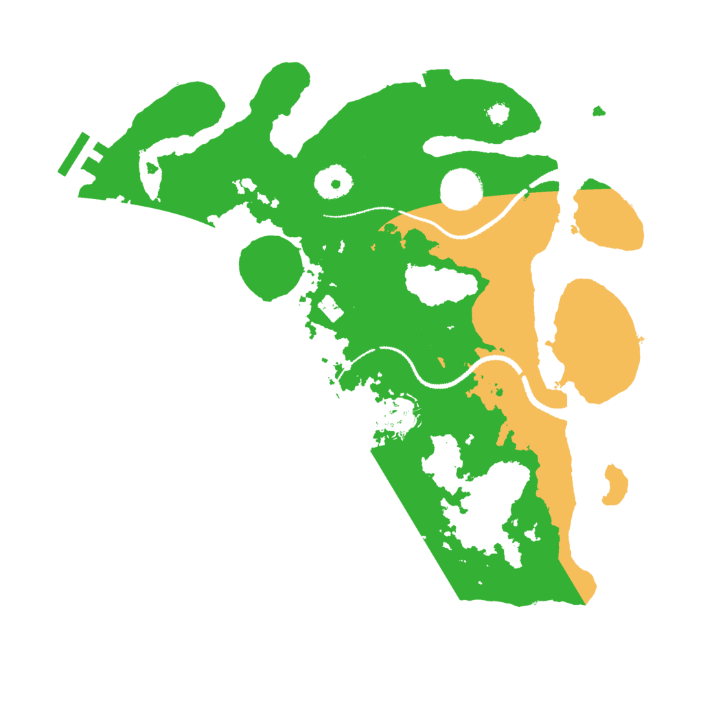 Biome Rust Map: Procedural Map, Size: 3000, Seed: 18143