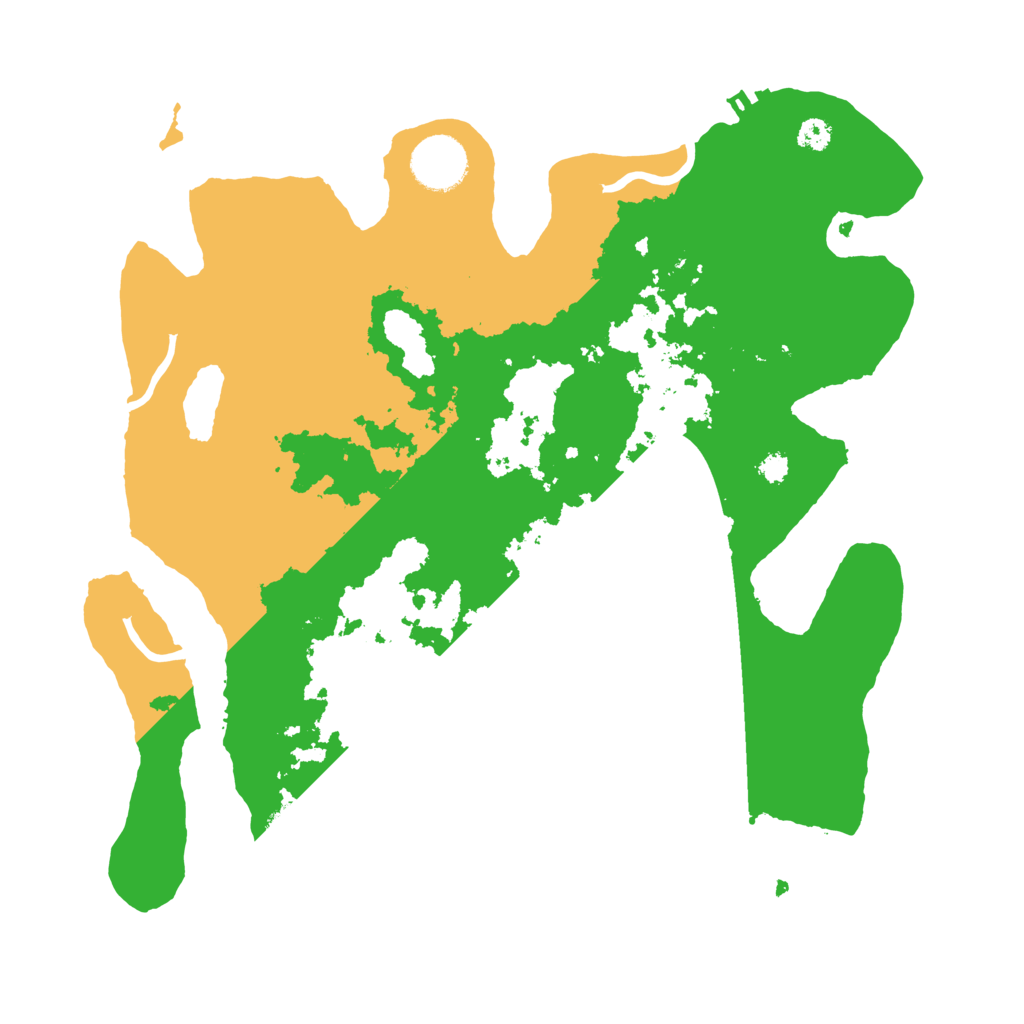 Biome Rust Map: Procedural Map, Size: 3250, Seed: 1225535715