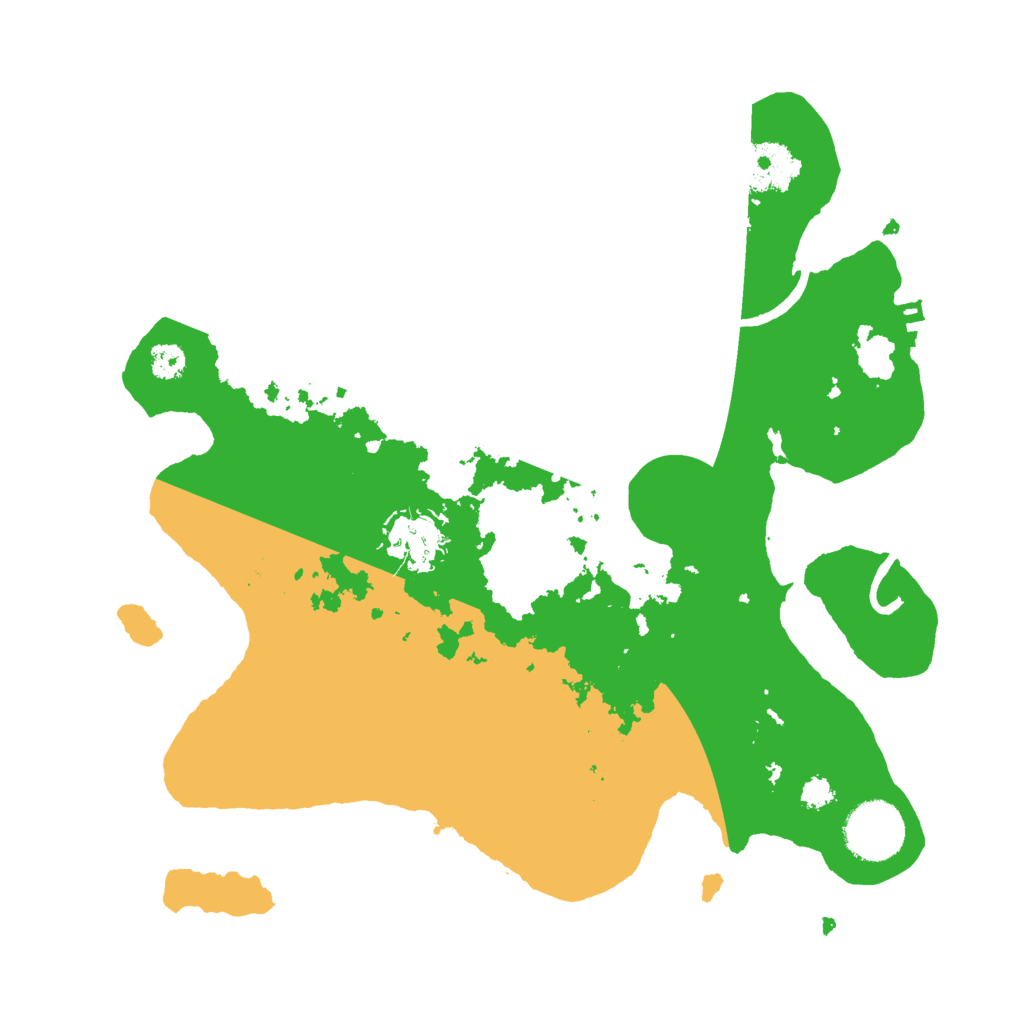 Biome Rust Map: Procedural Map, Size: 3000, Seed: 891918671