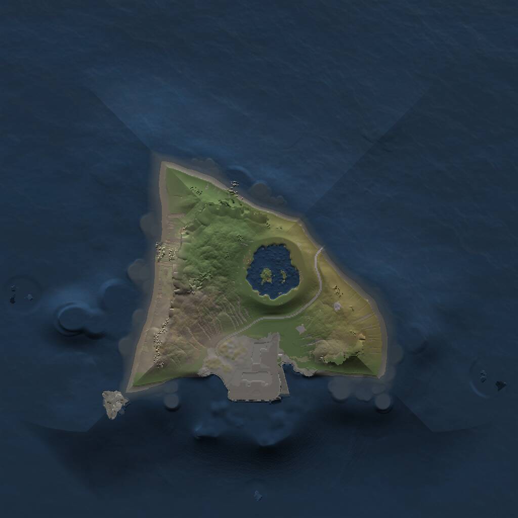 Rust Map: Procedural Map, Size: 1000, Seed: 69420666, 1 Monuments