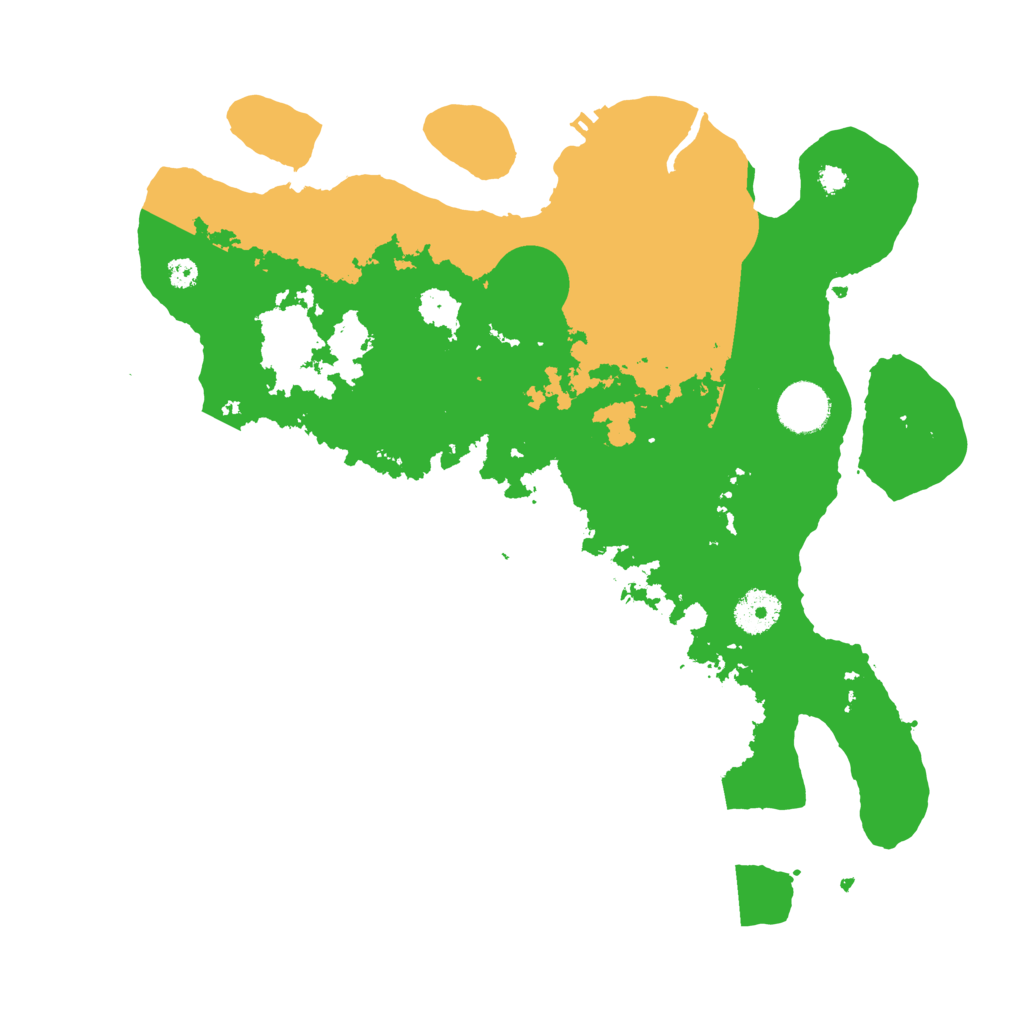Biome Rust Map: Procedural Map, Size: 3500, Seed: 391091370