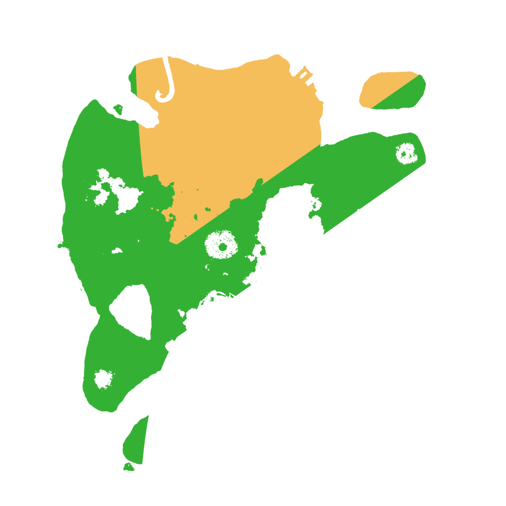 Biome Rust Map: Procedural Map, Size: 2500, Seed: 1814832655