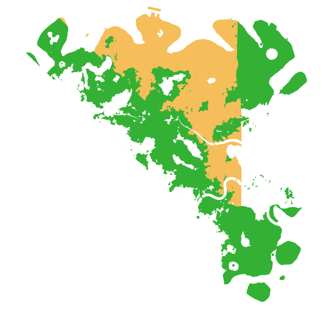 Biome Rust Map: Procedural Map, Size: 5000, Seed: 147753629