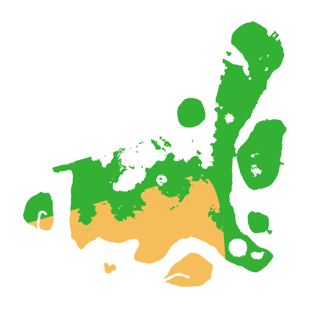 Biome Rust Map: Procedural Map, Size: 3000, Seed: 3196