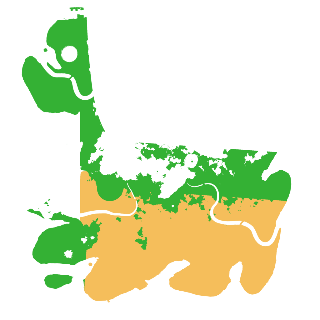 Biome Rust Map: Procedural Map, Size: 3500, Seed: 270233877