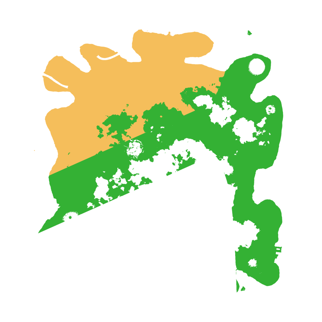 Biome Rust Map: Procedural Map, Size: 3500, Seed: 1315207934