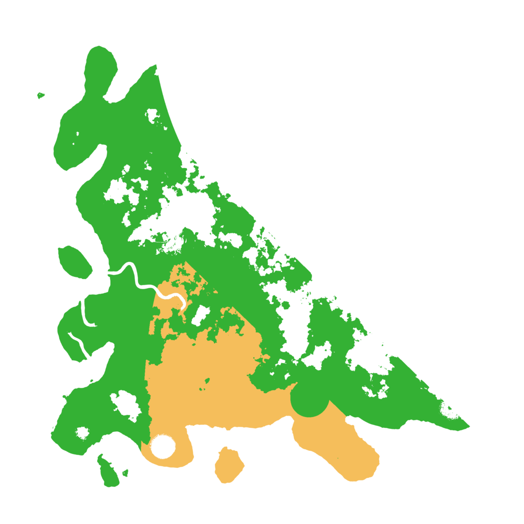 Biome Rust Map: Procedural Map, Size: 3800, Seed: 74328