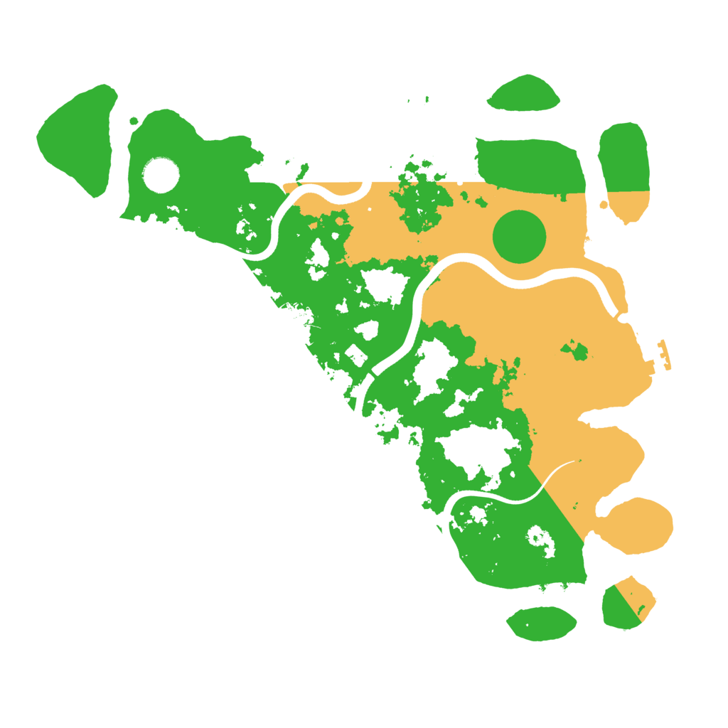 Biome Rust Map: Procedural Map, Size: 3600, Seed: 22504