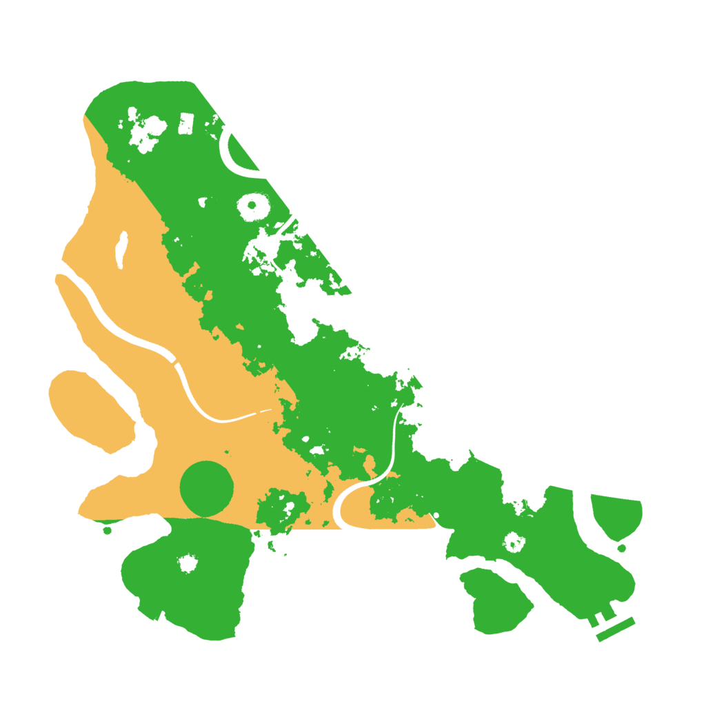 Biome Rust Map: Procedural Map, Size: 3500, Seed: 1182283784