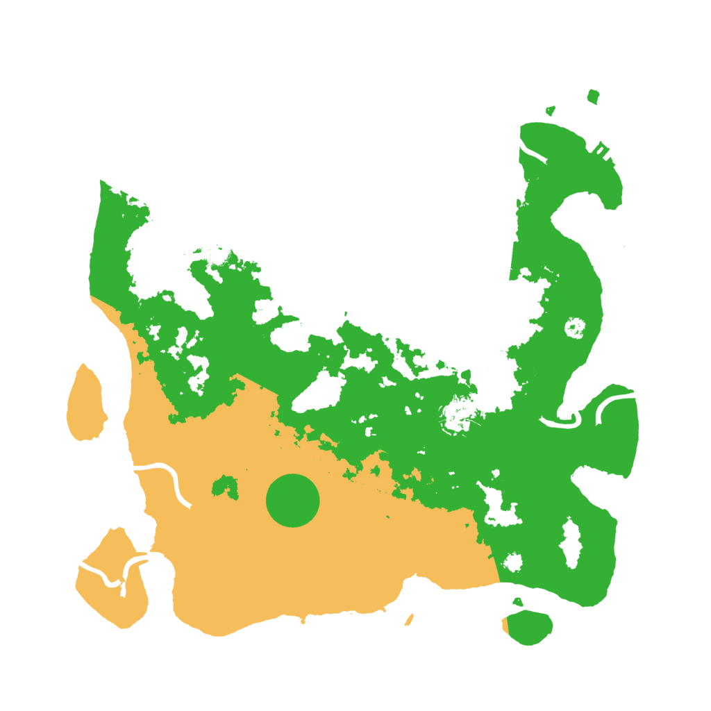 Biome Rust Map: Procedural Map, Size: 3500, Seed: 2137568952