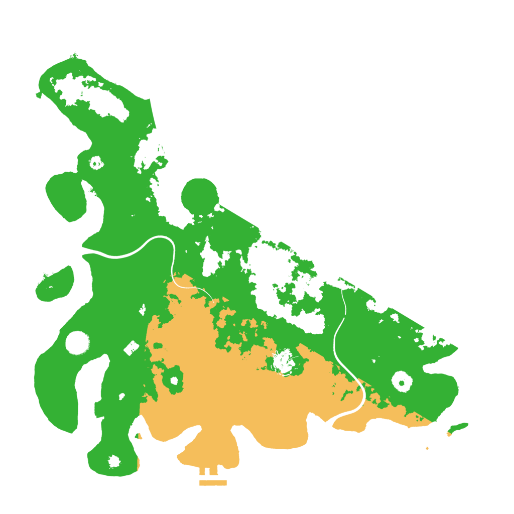 Biome Rust Map: Procedural Map, Size: 3800, Seed: 1592208