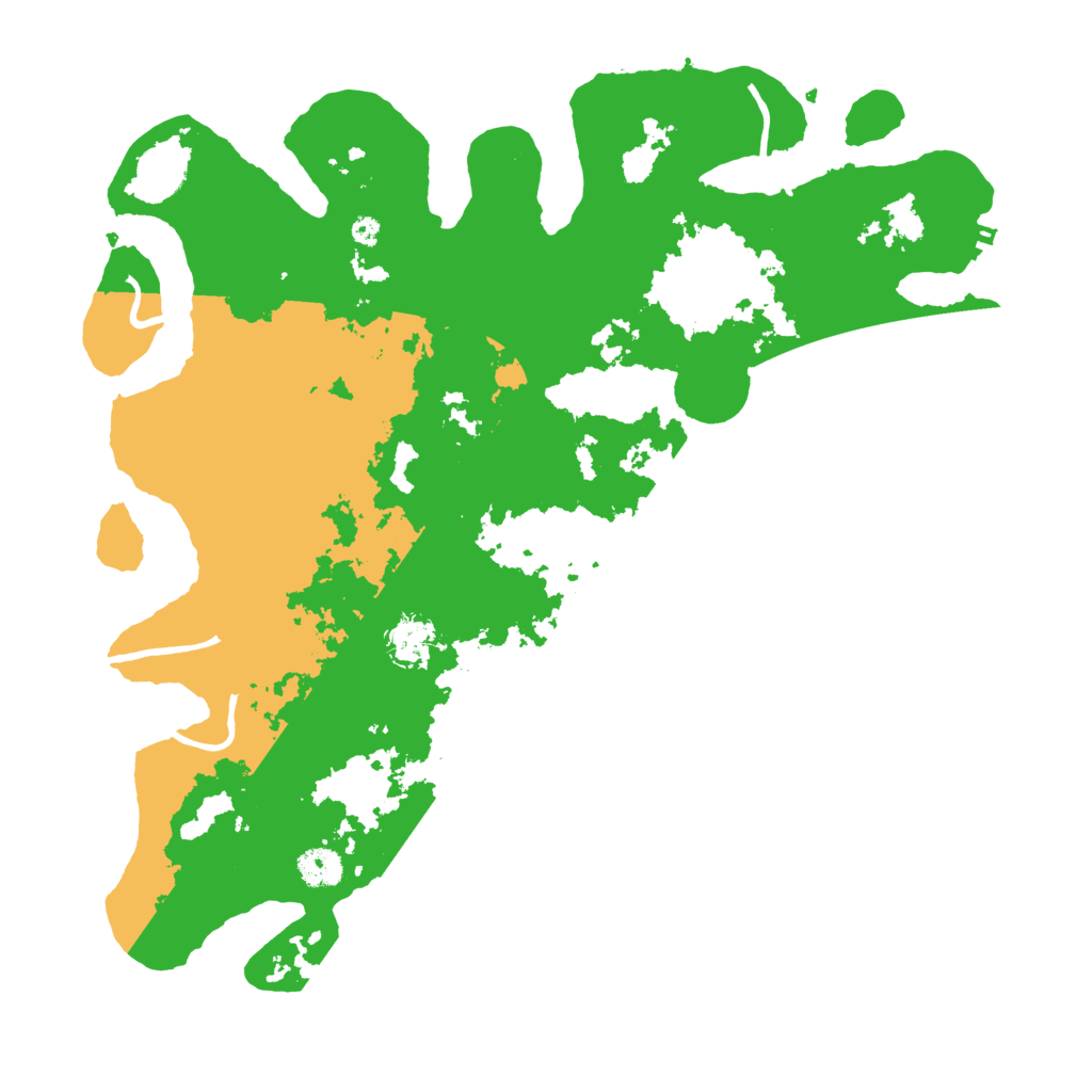 Biome Rust Map: Procedural Map, Size: 3950, Seed: 42378