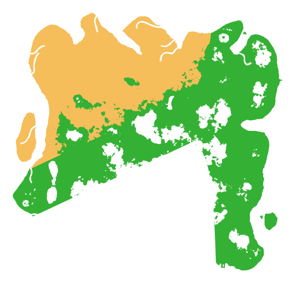 Biome Rust Map: Procedural Map, Size: 4500, Seed: 212345