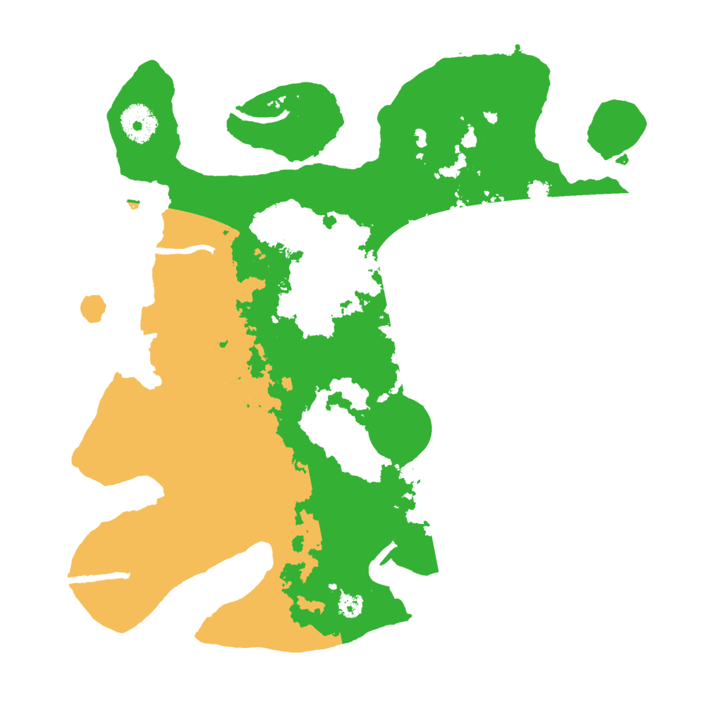 Biome Rust Map: Procedural Map, Size: 3000, Seed: 22154