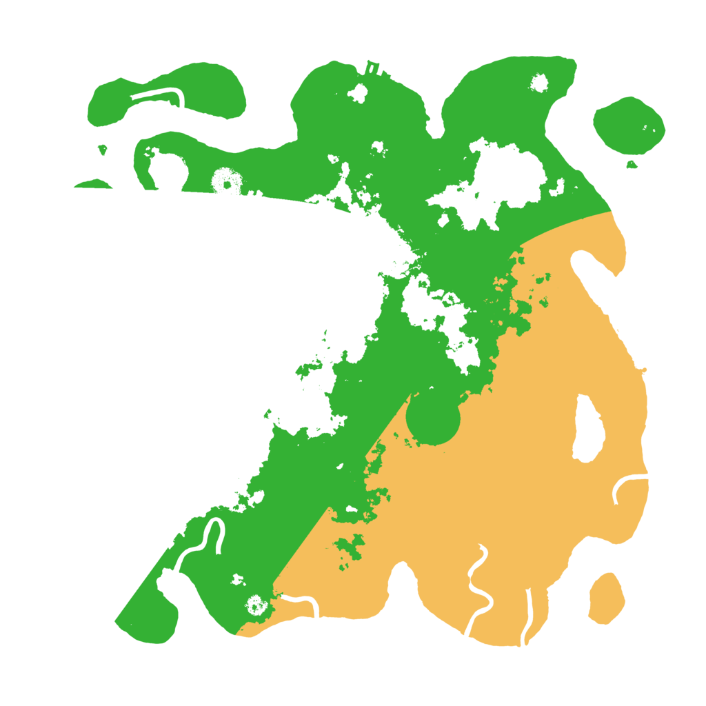 Biome Rust Map: Procedural Map, Size: 3550, Seed: 963604