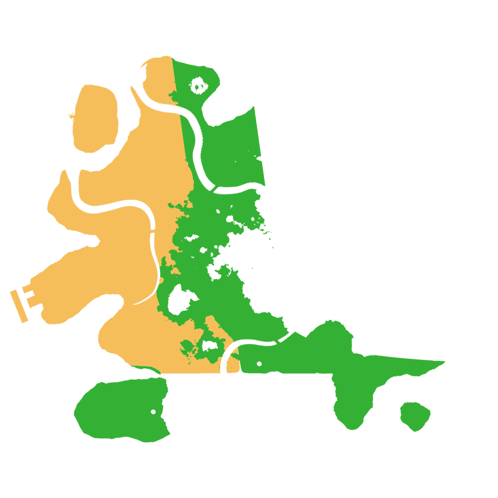 Biome Rust Map: Procedural Map, Size: 3000, Seed: 10355