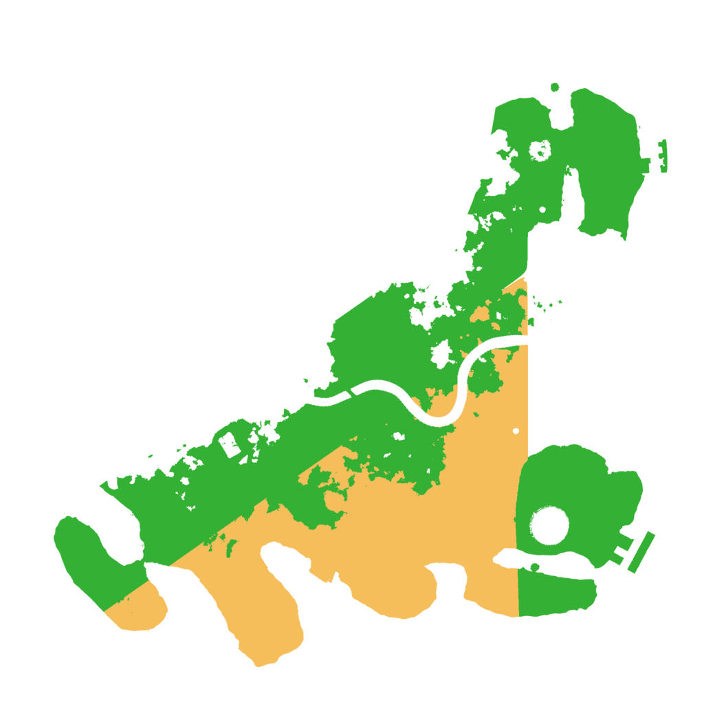 Biome Rust Map: Procedural Map, Size: 3250, Seed: 17524