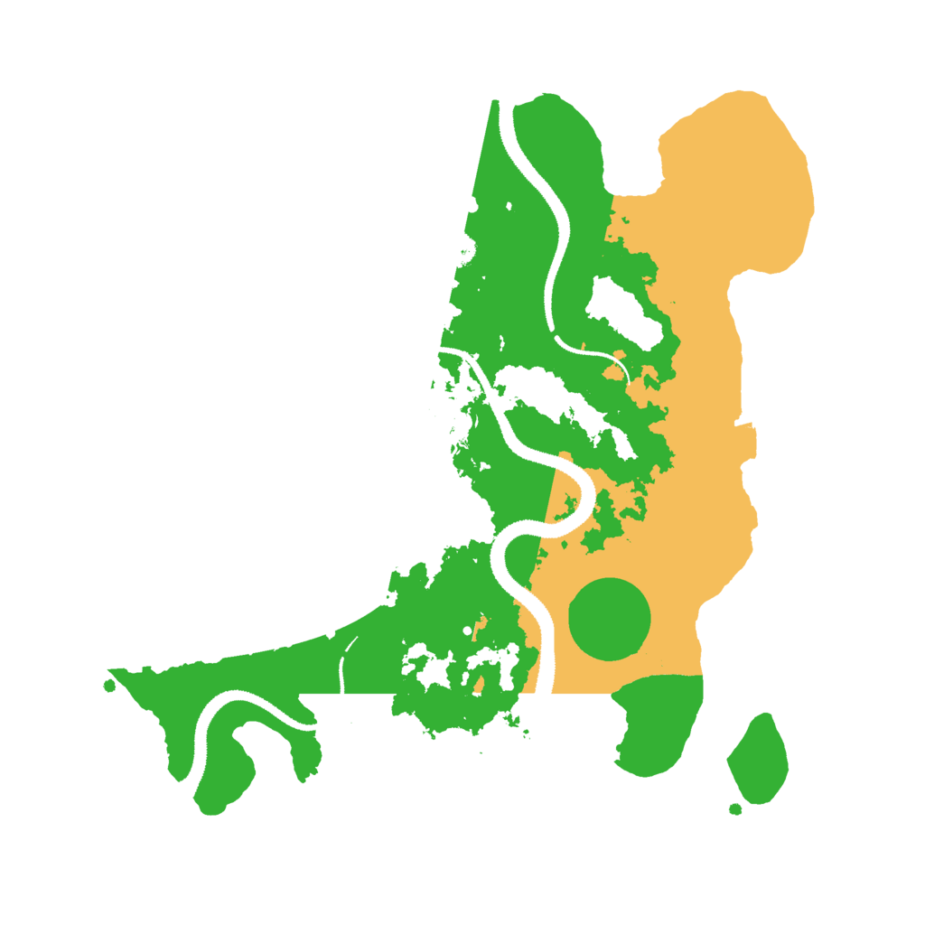 Biome Rust Map: Procedural Map, Size: 3000, Seed: 30041982