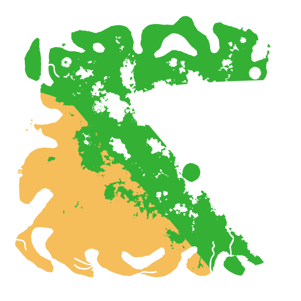 Biome Rust Map: Procedural Map, Size: 4500, Seed: 147866