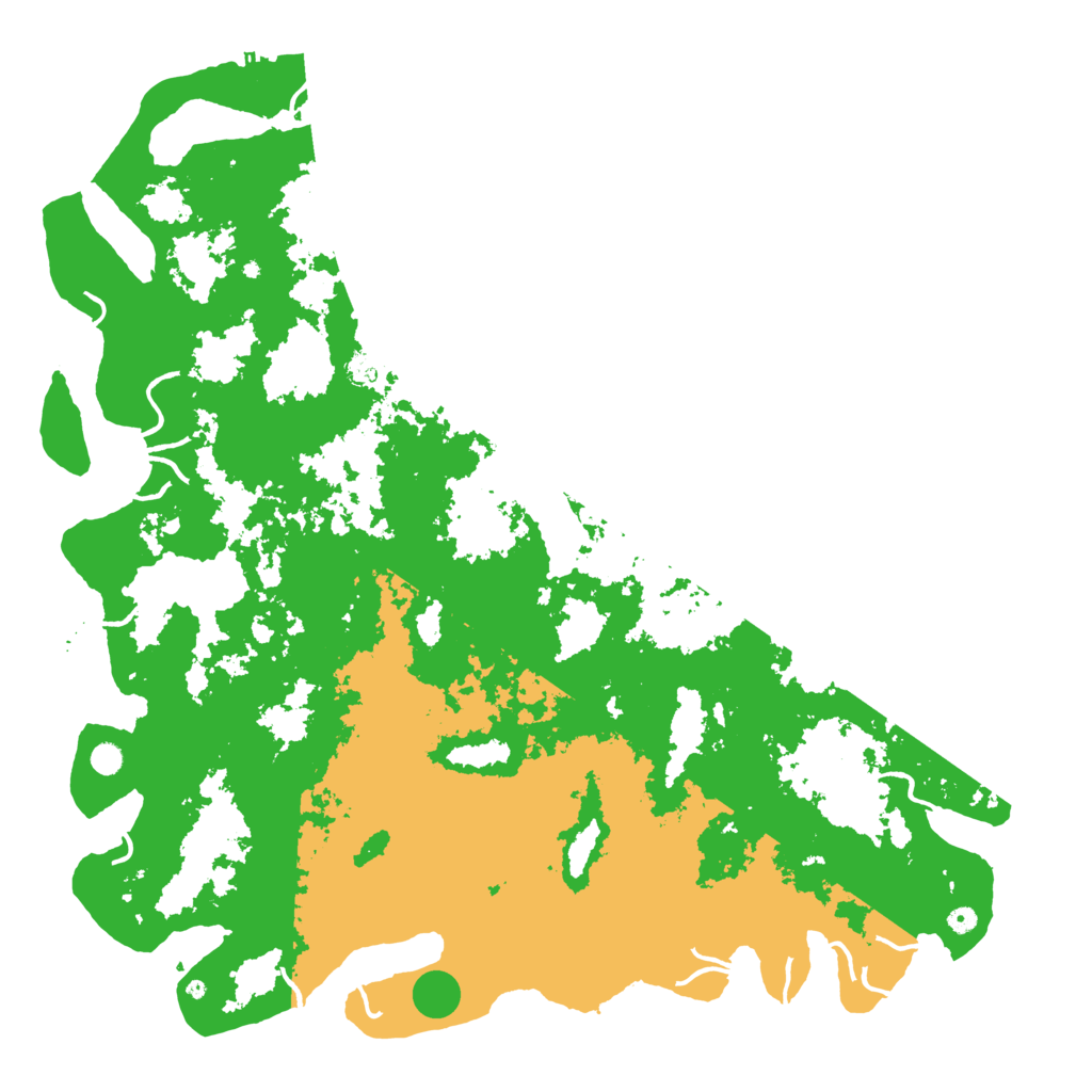 Biome Rust Map: Procedural Map, Size: 6000, Seed: 1546893802